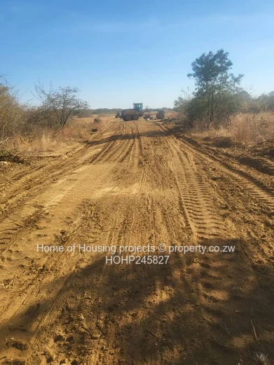 1200 m² Stand Kwekwe — Cleared Plot with Access Road
